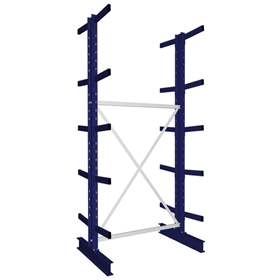 Kragarmregal MULTISTRONG M, beidseitig, Grundregal, HxWxT: 3000x1300x800 mm