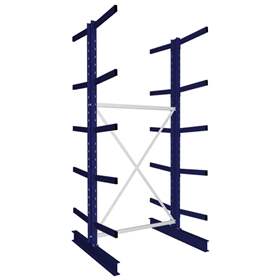 Kragarmregal MULTISTRONG M, beidseitig, Grundregal, HxWxT: 3000x1300x1200 mm