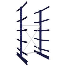 Kragarmregal MULTISTRONG M, beidseitig, Grundregal, HxWxT: 3000x1300x1600 mm