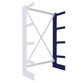 Kragarmregal MULTISTRONG M, einseitig, Anbauregal, HxWxT: 2000x1300x400 mm