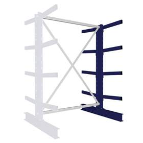 Kragarmregal MULTISTRONG M, beidseitig, Anbauregal, HxWxT: 2000x1300x1000 mm