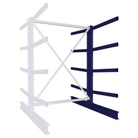 Kragarmregal MULTISTRONG M, beidseitig, Anbauregal, HxWxT: 2000x1300x1600 mm