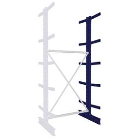 Kragarmregal MULTISTRONG M, beidseitig, Anbauregal, HxWxT: 3000x1300x800 mm