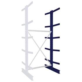 Kragarmregal MULTISTRONG M, beidseitig, Anbauregal, HxWxT: 3000x1300x1000 mm