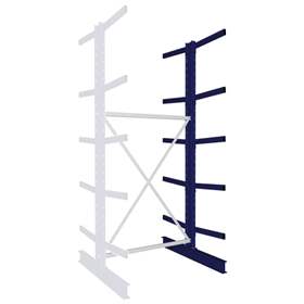 Kragarmregal MULTISTRONG M, beidseitig, Anbauregal, HxWxT: 3000x1300x1200 mm