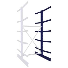 Kragarmregal MULTISTRONG M, beidseitig, Anbauregal, HxWxT: 3000x1300x1600 mm