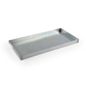 Auffangwanne für Kleingebinde, verzinkt, ohne Lochblechrost, Auffangvolumen 30l, 1200 x 470 mm