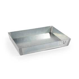 Paletová záchytná vana (StawaR), pozinkovaná, bez roštu, záchytný objem 20l, 600x400 mm