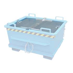 Capac galvanizat pentru conice basculantă, poate fi deschis din ambele părți