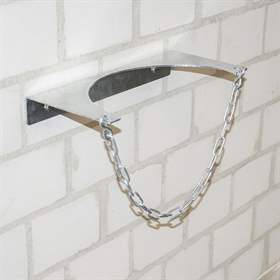 Wandhalterungen für 1 Gasflashe mit 320 mm Durchmesser, feuerverzinkt