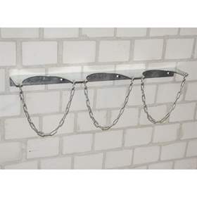 Wandhalterungen für 3 Gasflashen mit 230 mm Durchmesser, feuerverzinkt