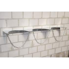 Wandhalterungen für 3 Gasflashen mit 320 mm Durchmesser, feuerverzinkt