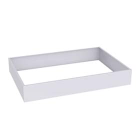 Soclu din tablă 140 mm pentru dulap pentru proiecte format A1, culoare albă RAL 9010