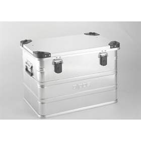 Hliníkový prepravný a skladovací kufor, profesionálny, objem 91 l