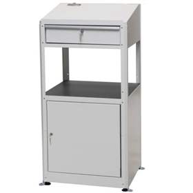 Pupitru de atelier cu dulap cu uși, 1 sertar, HxLxI: 1225x597x527 mm