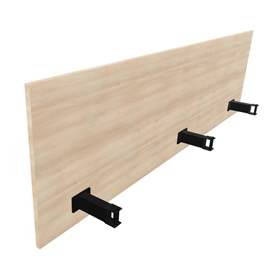 SQart Trennwand für Schreibtisch, farbe Akazie, l x h: 1800 mm x 380 mm