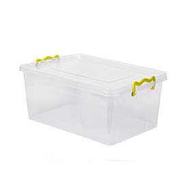 StrongBox - Kunststoffbox transparent incl. Deckel, Volumen 5 l