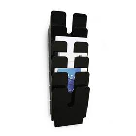 Sortierfächer Flexibox Plus, 6 x A4 Hochformat, Farbe schwarz