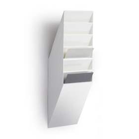 Sortierfächer Flexibox, 6 x A4 Hochformat, Farbe weiß