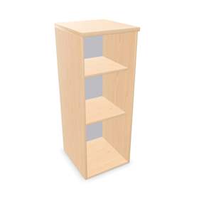 Büroschrank - Regal,Anbau, H x B x T: 1070 x 400 x 445 mm, Farbe Ahorn
