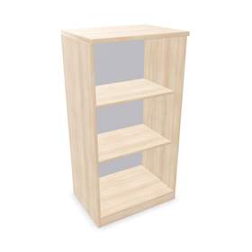 Kancelářská skříň - regál, v x š x h: 1155 x 600 x 445 mm, barva akácie