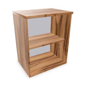 Kancelářská skříň - regál, nástavec, v x š x h: 740 x 600 x 445 mm, barva ořech