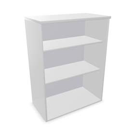 Büroschrank - Regal,Anbau, H x B x T: 1070 x 800 x 445 mm, Farbe Lichtgrau