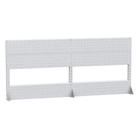 Panou perforat pentru scule (suprastructură masă tip banc de atelier) tip perete perforat pentru suporți organizare scule 1800 x 975 mm, zincat