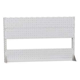 Panou perforat pentru scule (suprastructură masă tip banc de atelier) tip perete perforat pentru suporți organizare scule 1300 x 975 mm, zincat