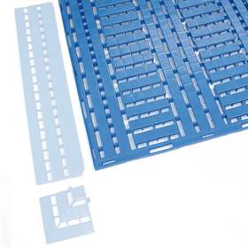 Kunststoffmatte Work-Deck 1,2 x 0,6 m, Gitterfläche, chemisch resistent