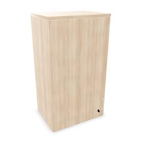 Büroschrank - Flügeltür,Anbau, H x B x T: 1070 x 600 x 445 mm, Farbe Akazie