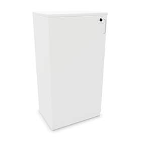 Büroschrank - Flügeltür, H x B x T: 1155 x 600 x 445 mm, Farbe Weiß