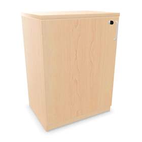 Büroschrank - Flügeltür, H x B x T: 825 x 600 x 445 mm, Farbe Ahorn