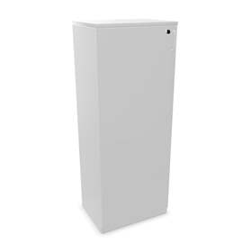 Büroschrank - Flügeltür H x B x T: 1545 x 600 x 445 mm, Farbe Lichtgrau