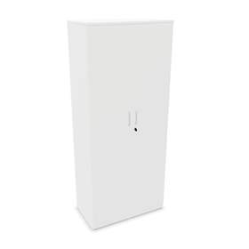 Büroschrank - Doppel-Flügeltüren, H x B x T: 1895 x 800 x 445 mm, Farbe Weiß