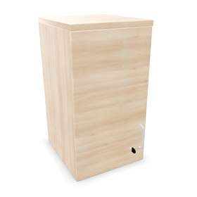 Büroschrank - Flügeltür,Anbau, H x B x T: 740 x 400 x 445 mm, Farbe Akazie