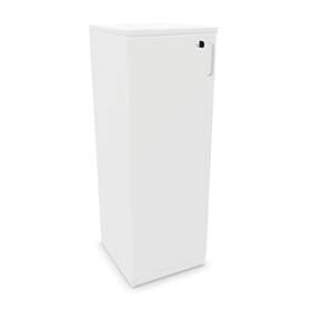 Büroschrank - Flügeltür H x B x T: 1155 x 400 x 445 mm, Farbe Weiß