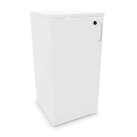 Büroschrank - Flügeltür H x B x T: 825 x 400 x 445 mm, Farbe Weiß