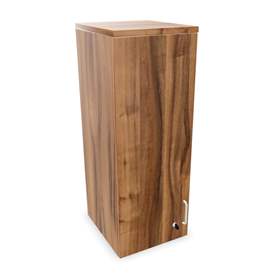 Büroschrank - Flügeltür,Anbau, H x B x T: 1070 x 400 x 445 mm, Farbe Nussbaum