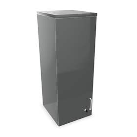 Büroschrank - Flügeltür,Anbau, H x B x T: 1070 x 400 x 445 mm, Farbe Dunkelgrau