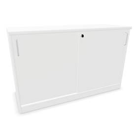Büroschrank - Schiebetür, H x B x T: 740 x 1200 x 445 mm, Farbe Weiß