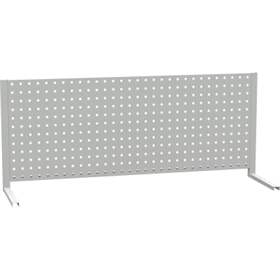 Panou perforat pentru scule tip suprastructură banc, gri RAL7035, L x l: 1200 x 500 mm