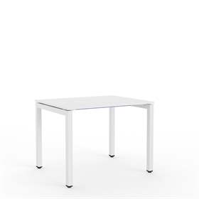 Masă de birou STEEL 1000 x 600 mm, blat culoare gri deschis