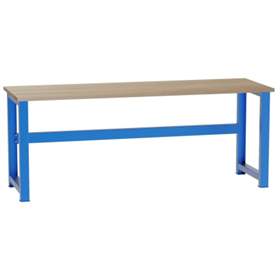 Banc de lucru atelier LxlxH 2100x700x827 mm Kovona, albastru RAL5012