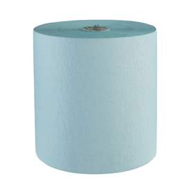 Papírové utěrky v rolích, jednovrstvé, délká role 400 m, zelené, bal. 2 role