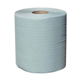Papírové ručníky v rolích, jednovrstvé, délka role 180 m, zelené, bal. 6 rolí
