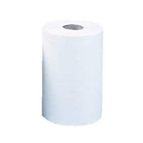 Papírové ručníky v rolích, dvouvrstvé, perforované, délka role 60 m, bílé, bal. 12 roli