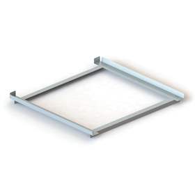 Uhelníkové uložení pro palety, pozinkované, hloubka 1100 mm, nosnost 1150 kg