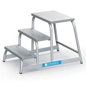 Alu-Arbeitspodeste, Höhe 0,6 m, 3 Stufen
