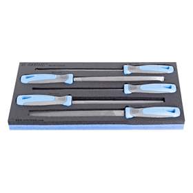 Feilenset UNIOR, halbfein, 5 St.